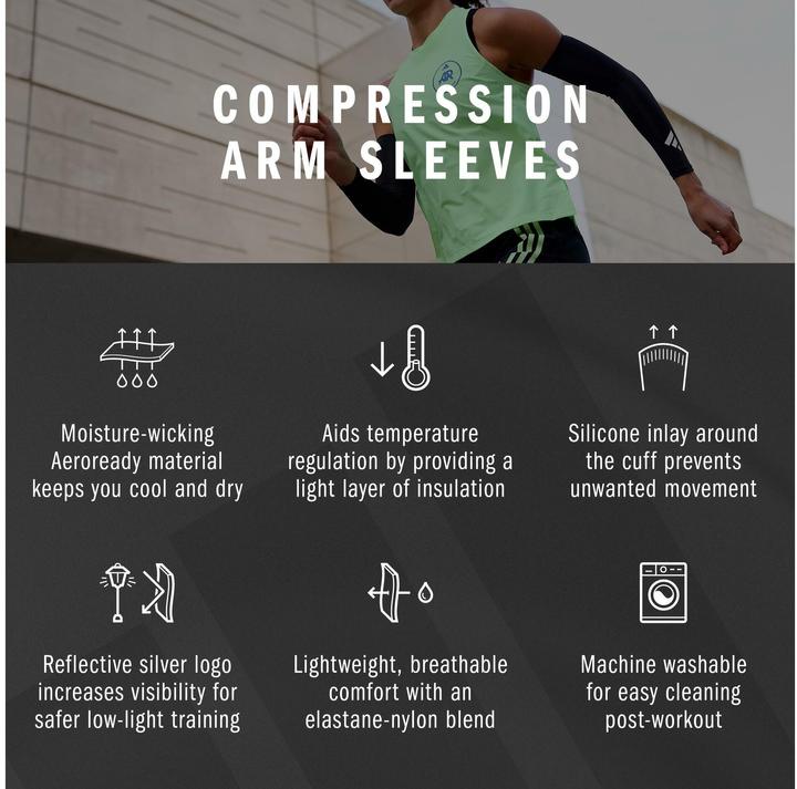 Nährwerte und Zutaten adidas Compression Arm Sleeves (XL)