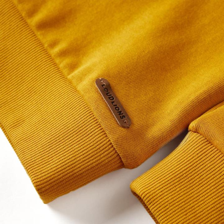 Immagine prodotto VidaXL Felpa da bambino ocra 116,Materiale: 100 % cotone,Colore (116)