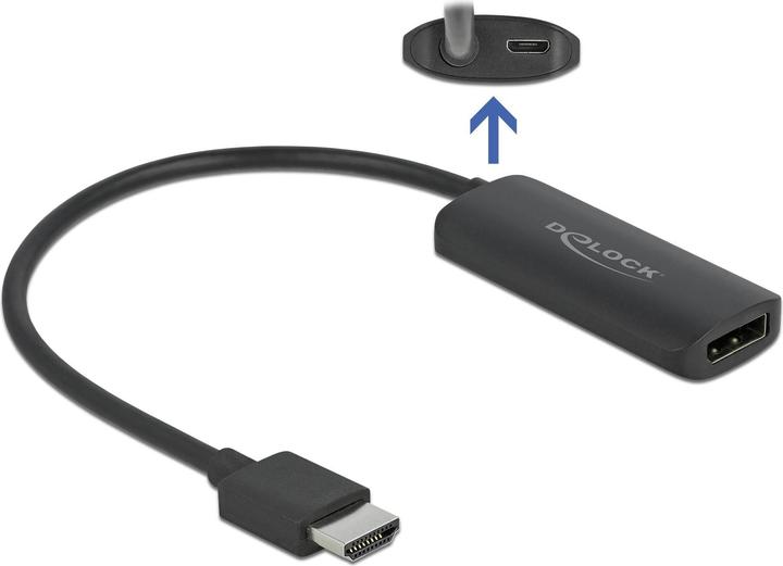 Image du produit Delock HDMI vers (DP, 24 cm)