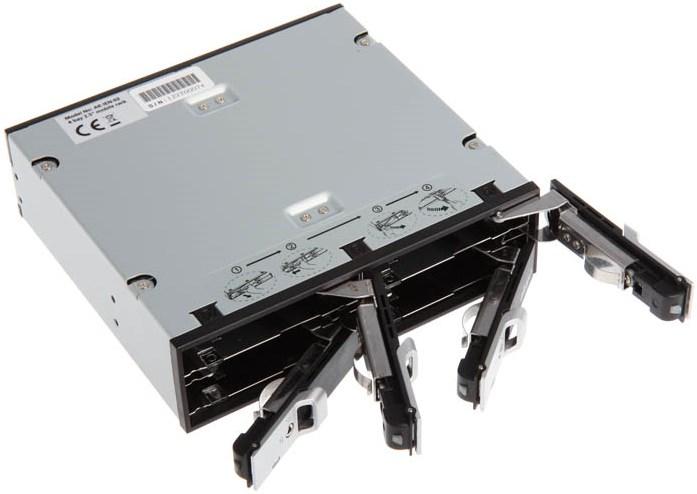 Immagine prodotto Akasa Telaio per unità Elite da 5,25 pollici per quattro HDD/SSD da 2,5 pollici