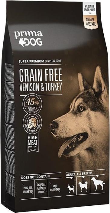 Image du produit Prima Primadog Venison-Turkey Grain-Free 10 kg (Adulte, 10000 g)