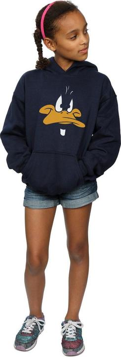 Actual product image Looney Tunes Girls Daffy Duck Big Face Hoodie (116)