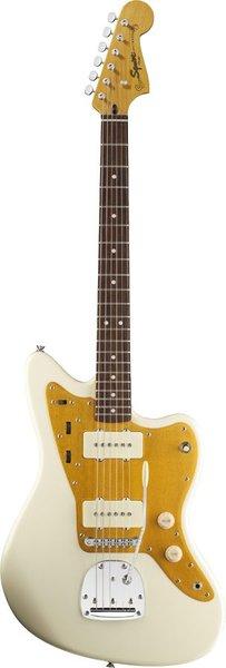 Fender J Mascis Jazzmaster IL Vintage White elektrische gitaar (E-Gitarre, Aluminium, Plastic, Ahorn, Maple)