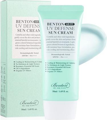 Actual product image Benton Air Fit Uv Defence Sun Cream (Sun cream face, SPF 50, 50 ml)