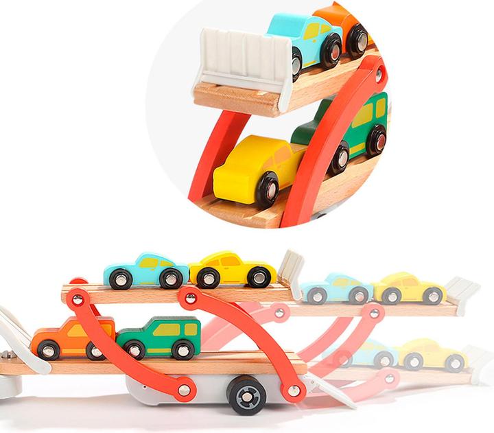 Produktbild Topbright Toys Houten Transporter met Auto's