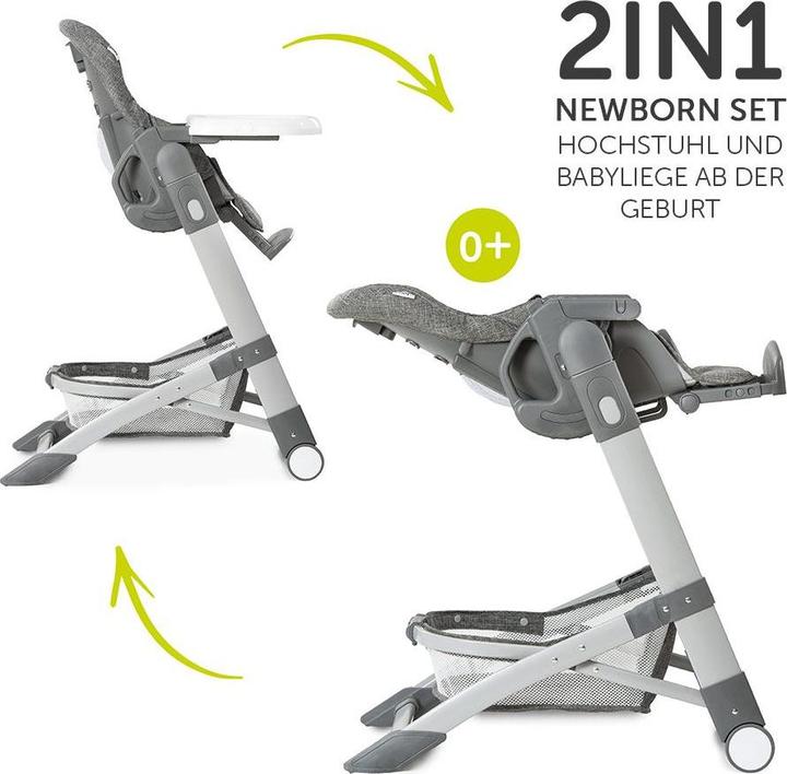 Image du produit Hauck Chaises hautes Chaise haute & lit bébé dès la naissance - Grow Up Newborn Set (Chaise haute)