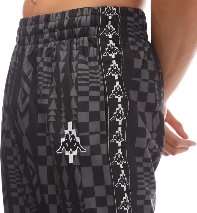 Actual product image Marcelo Burlon Mens Folk Kappa All-Over Print Tracksuit Bottoms (L)
