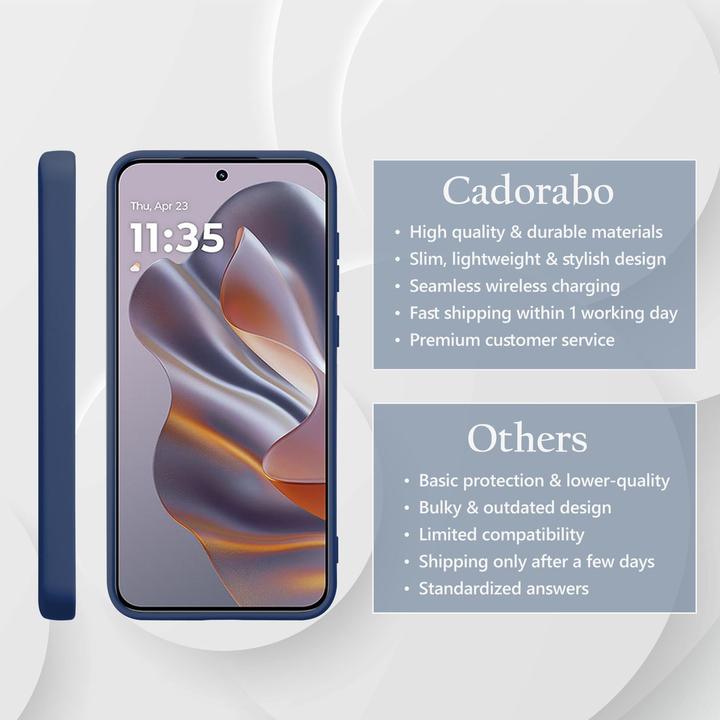Immagine prodotto Cadorabo Custodia per Motorola Moto Edge 50 Neo TPU Liquid Silicone Case (Motorola Edge 50 Neo)