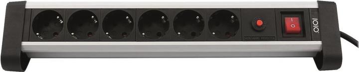 Actual product image Olympia IOIO Power strip w. inclination "SL 2625 S (6 x, CEE 7/3, 1.50 m)