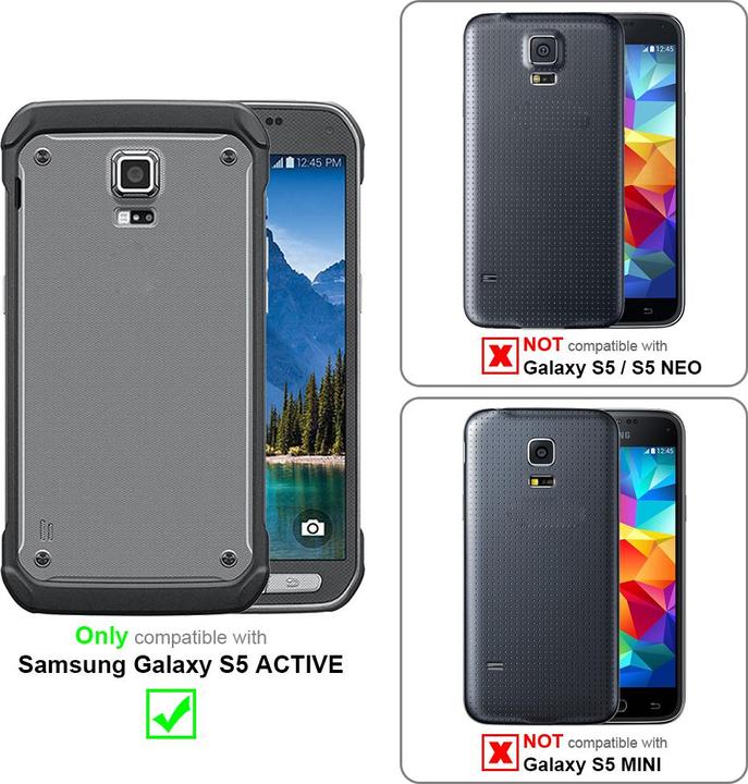 Image du produit Cadorabo Coque pour Samsung Galaxy S5 ACTIVE universel avec Clip (Samsung Galaxy S5 Active)