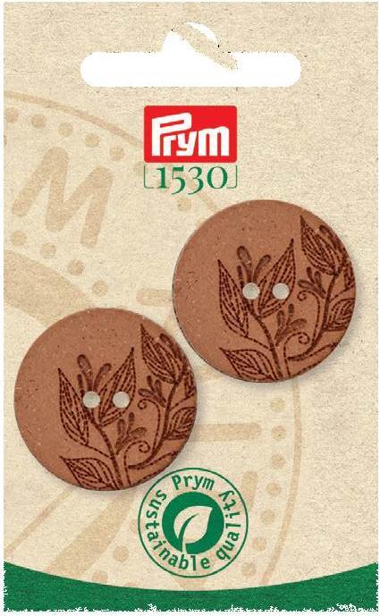 Immagine prodotto Prym Bottoni moda 2 fori 28 mm marrone chiaro