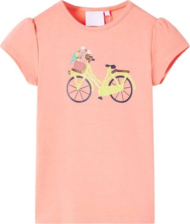 Produktbild VidaXL Kinder-T-Shirt Korallenrosa 92,Material: 95 % Baumwolle. 5 (92)