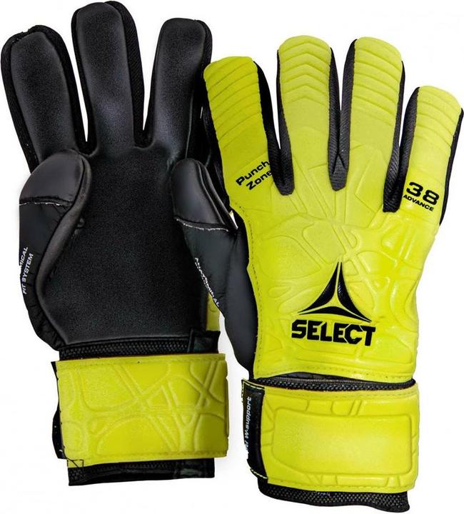 Image du produit Select 38 Gants de gardien de but Advance Jaune/Noir 17677 (9) (9)