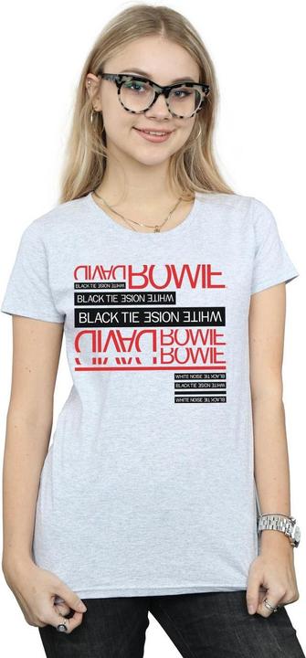 Immagine prodotto David Bowie Black Tie White Noise Maglietta Donna (XL)