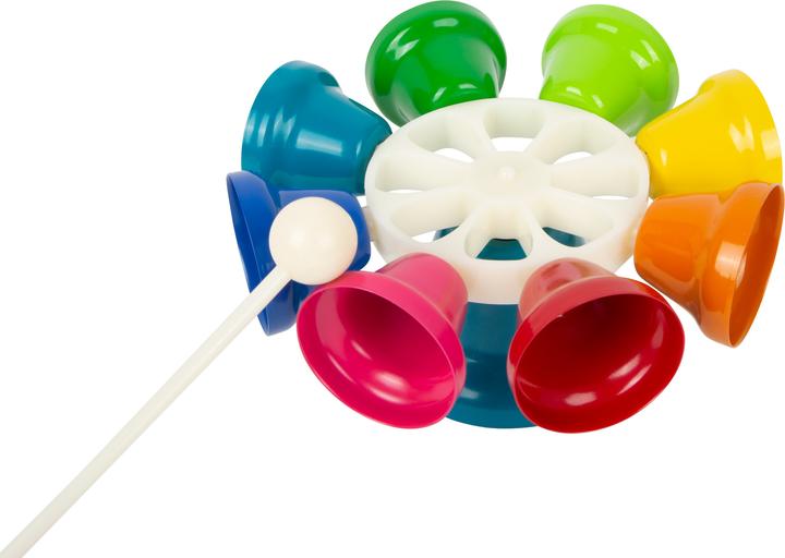 Actual product image small foot Bell Carousel (German, French, Italian, English)