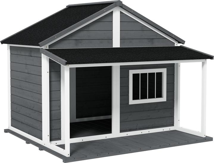 Actual product image PawHut Dog kennel with raised floor (Dog house)