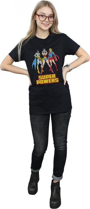 Immagine prodotto DC Super Hero Girls Maglietta Boyfriend in cotone del gruppo Super Power Donna/Ladies (L)