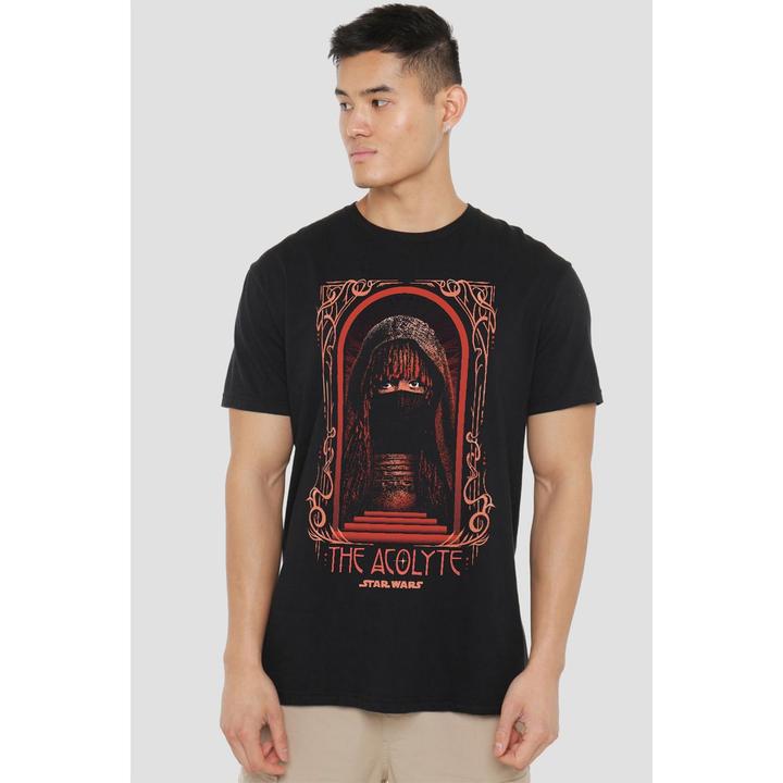 Actual product image Star Wars Mens Art Deco Masked T-Shirt (XL)