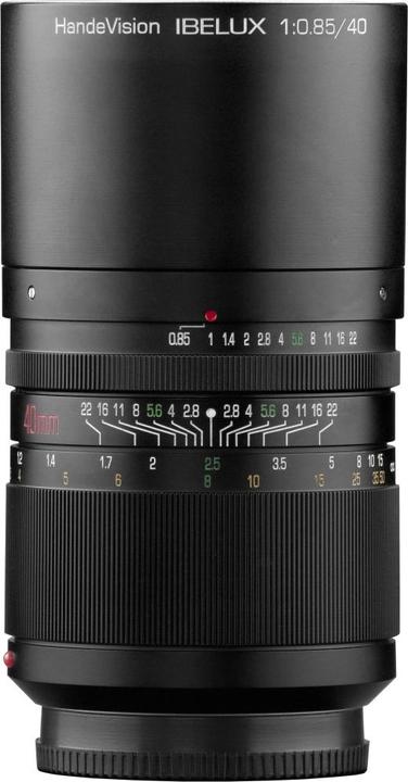 Image du produit Handevision Ibelux 40mm F0,85 APS-C Sony E noir (Sony E, APS-C / DX)