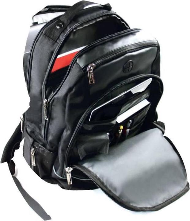 Donau Laptoprucksack Business schwarz