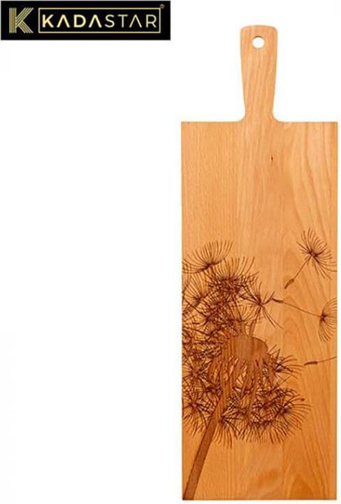 Produktbild Kadastar Servierplatte Pusteblume Zoom 60 x 20 cm, Hellbraun