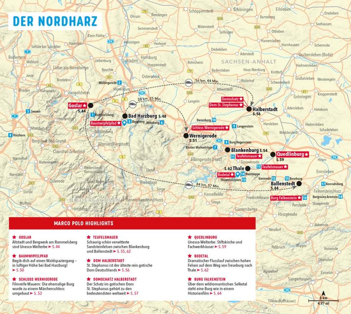 Produktbild Reiseführer Harz (Deutsch, Hans Bausenhardt, Ralf Kirmse, 2023)