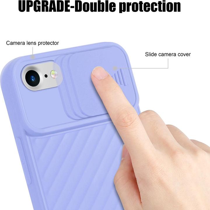 Produktbild Cadorabo TPU Cover mit Kamera Schutz (Apple iPhone 7, Apple iPhone SE (2nd Gen))