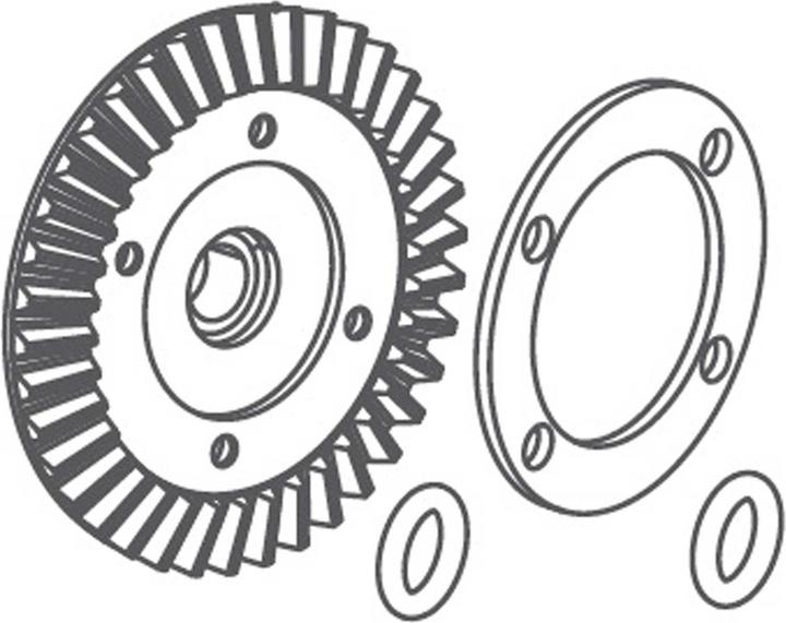 Produktbild Absima Diff. Kronrad 38T +Dichtung BL-Version