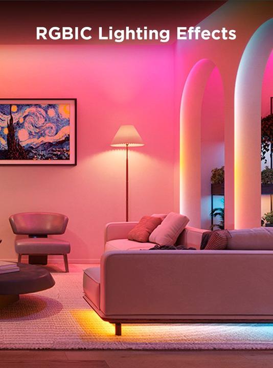 Productafbeelding Govee LED Stripe Light S, Wi-Fi / Bluetooth / Matter, 5 m, RGBIC (RGBIC, 500 cm, Interieur)