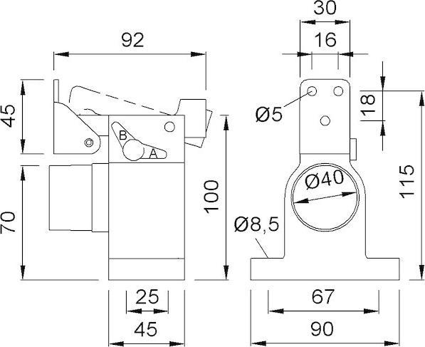 Actual product image Kws Door-stay 1010 (1 Piece)