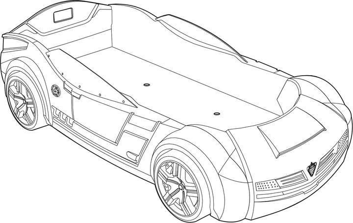 Produktbild Cilek Autobett Biturbo (90 x 195 cm)