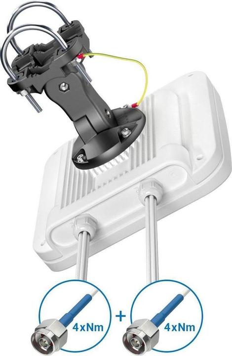 Actual product image Quwireless S9HV.65.8NM - QuSector 9HV-65-8 Wi-Fi 6E 8x Nm (Antenna adapter)
