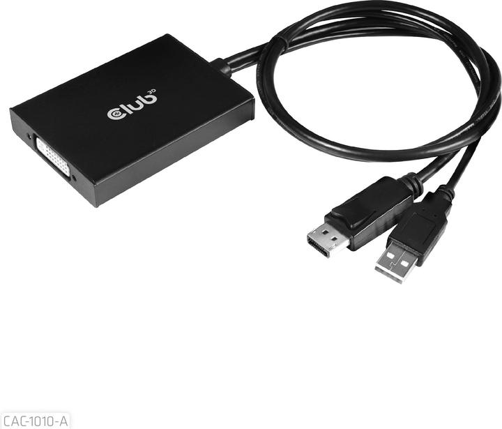 Produktbild Club 3D DisplayPort auf Dual Link DVI-D HDCP OFF (DVI, 60 cm)
