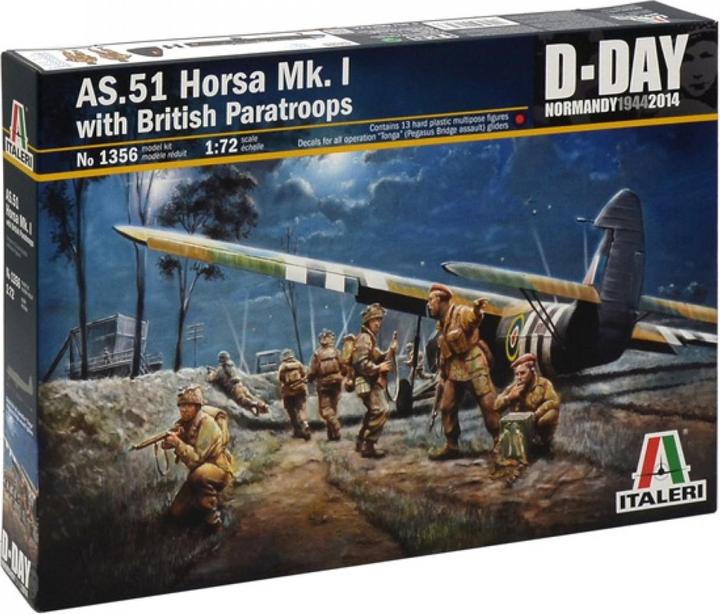 Produktbild Italeri AS.51 Horsa Mk.I/II British Paratroops