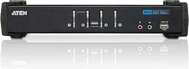 Produktbild Aten CS1764A, 4 Port KVM Switch, 2x USB, DVI