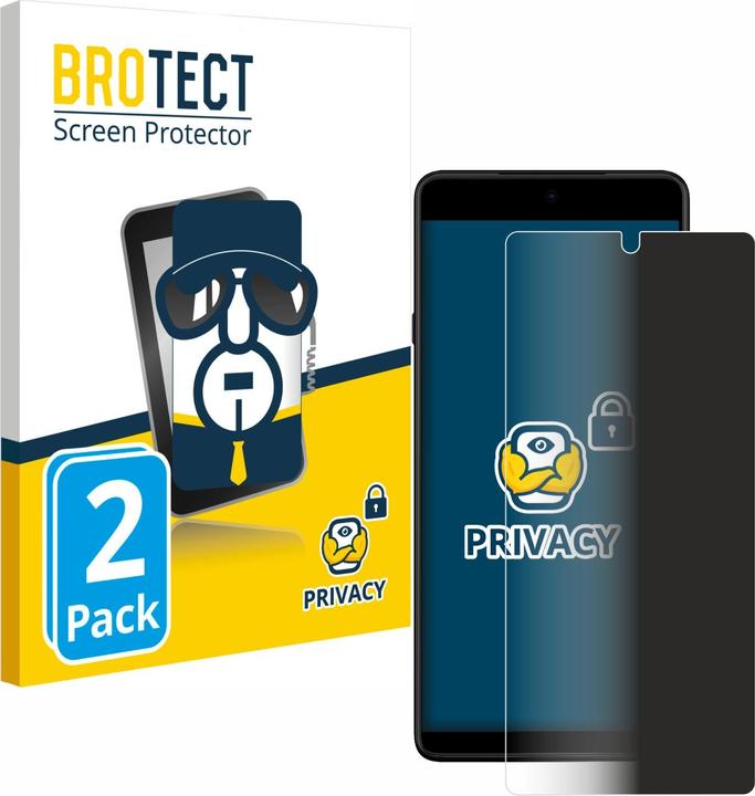 Produktbild BROTECT Sichtschutzfolie Anti-Spy Privacy Folie Blaulicht-Schutz (2 Stück, Motorola Edge 20)