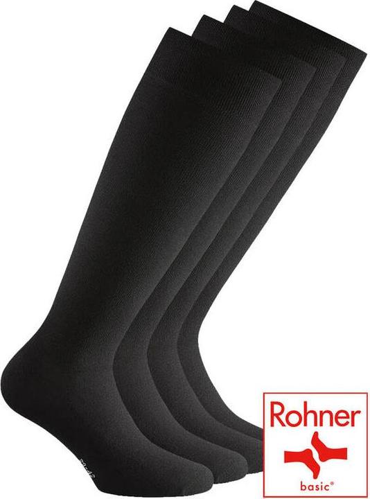 Immagine prodotto Rohner Calze al ginocchio (confezione da 4, 43 - 46)