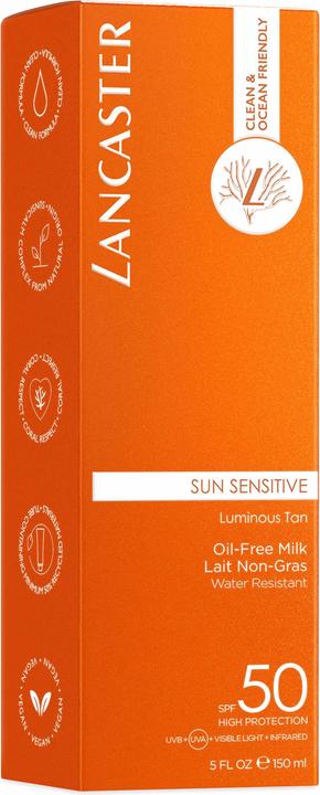 Image du produit Lancaster Sun Sensitive (Lait solaire, SPF 50, 150 ml, 192 g)