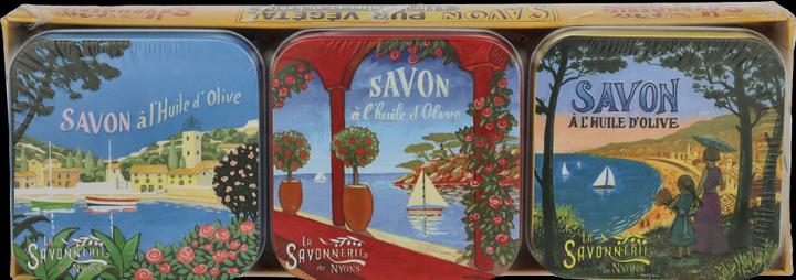 Produktbild Benois Discop La Savonnerie De Nyons Soap Bar Set 3 Pcs - Mediterran. Lake (Handseife Nachfüllpackung, 300 ml)