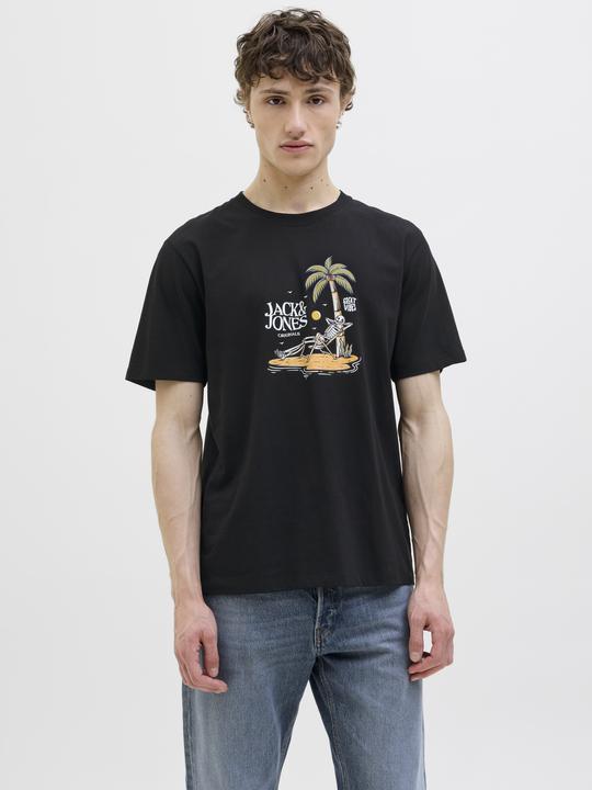 Produktbild Jack & Jones Gedruckt Rundhalsausschnitt T-shirt T-shirt (L)