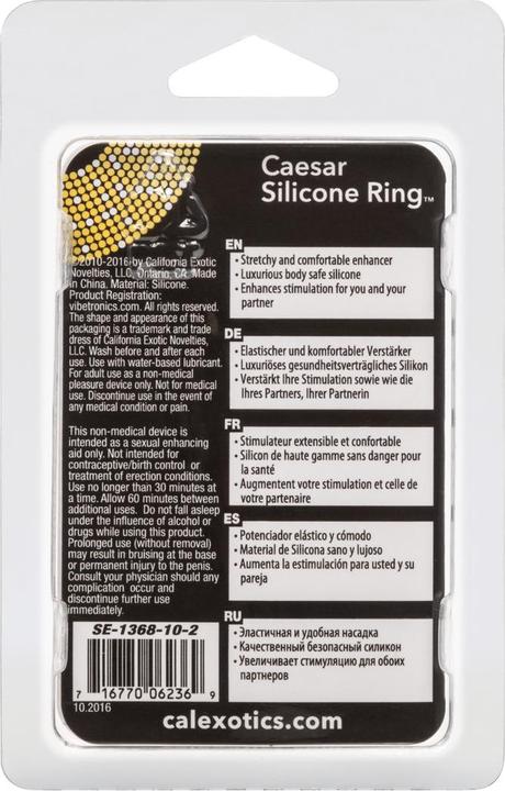 Actual product image CalExotics Caesar Silicone Ring (3.25 cm)