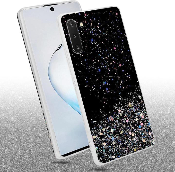 Actual product image Cadorabo TPU cover sparkling glitter (Samsung Galaxy Note 10)