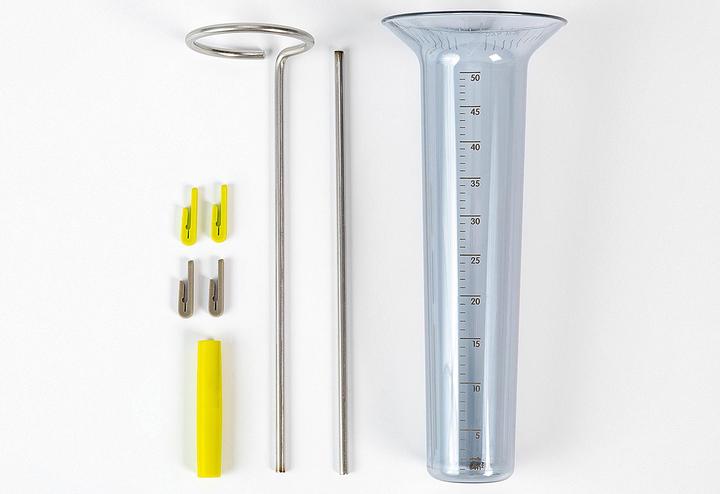 Image du produit Pluviomètre avec tige Acier inoxydable