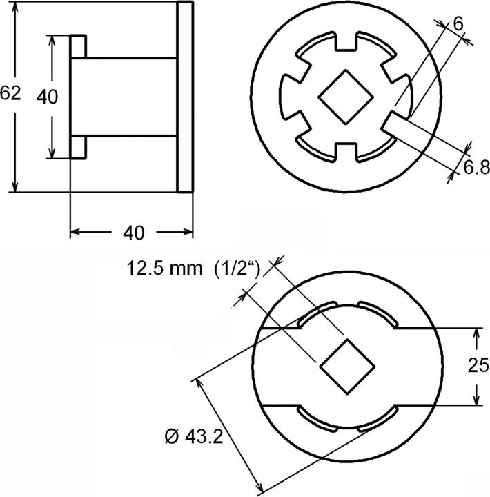Immagine prodotto BGS Chiave per filtro olio 6 denti per Hyundai e Kia 2.0L / 2.2L Diesel