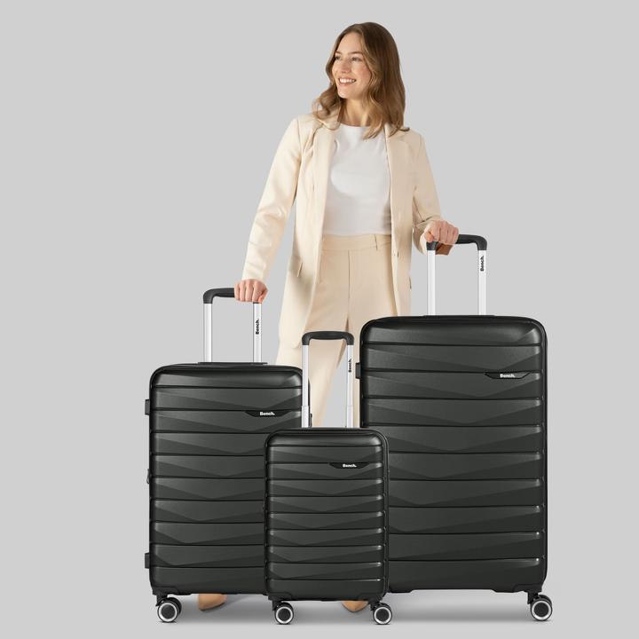 Produktbild Bench Paris 4 Rollen Kofferset 3-teilig mit Dehnfalte (223 l)