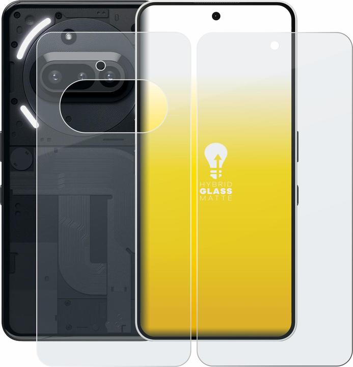 Produktbild upscreen Schutzglas Schutzfolie Displayschutz Display Schutz Glas Folie matt (1 Stück, Nothing Phone (3a) Pro)