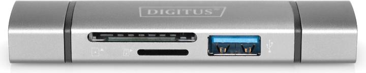 Image du produit Digitus Hub à double lecteur de carte (USB 3.0, USB 2.0)