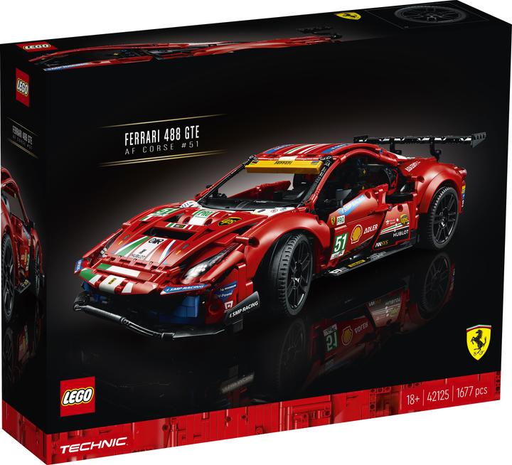 Produktbild LEGO Ferrari 488 GTE (42125, LEGO Technic)