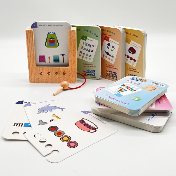 Actual product image Perforated box set from 4 years with 6 sets of cards