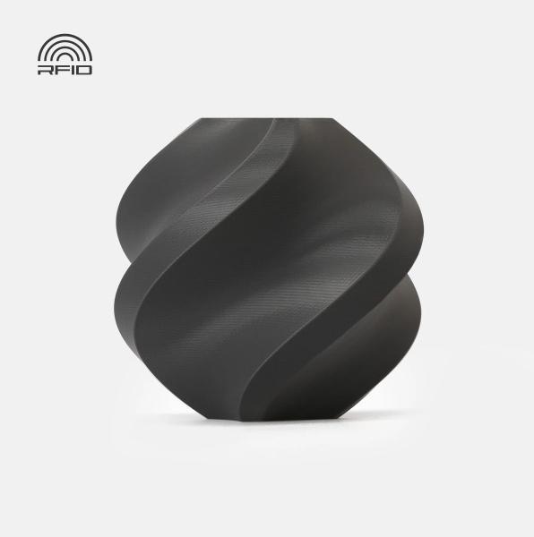 Actual product image Bambu Lab - PLA Basic Refill - Dark Gray - 1.75mm (PLA, 1.75 mm, Grey)